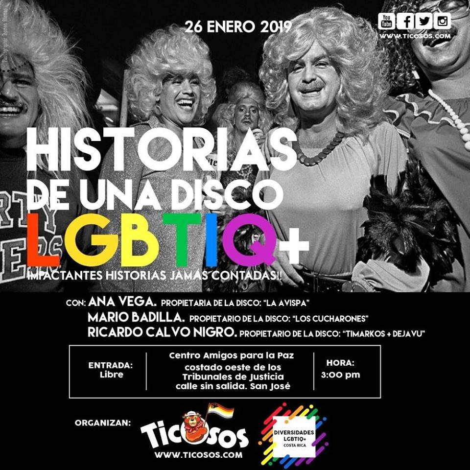 Historias de una disco LGBTQ. Ana Vega, Mario Badilla & Ricardo Calvo