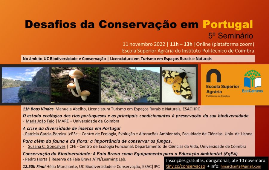 5.º Seminário “Desafios da Conservação em Portugal”