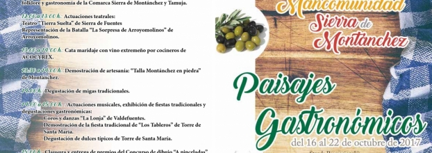 Semana temática 'Paisajes Gastronómicos Sierra de Montánchez' 2017