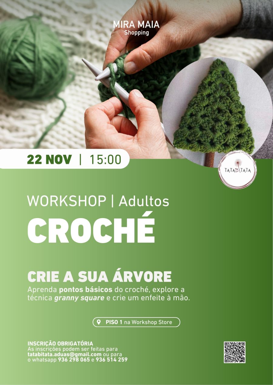 Workshop Croché - Crie a Sua Árvore