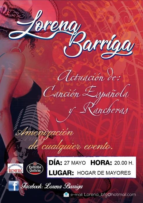 Actuación de Lorena Barrica || Hogar de Mayores de Alburquerque