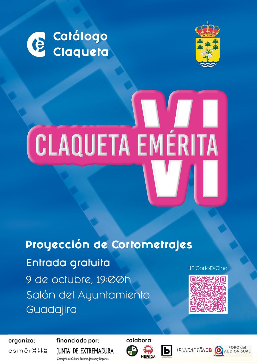 Catálogo Claqueta 6: Proyección de cortometrajes en Guadajira (Badajoz)