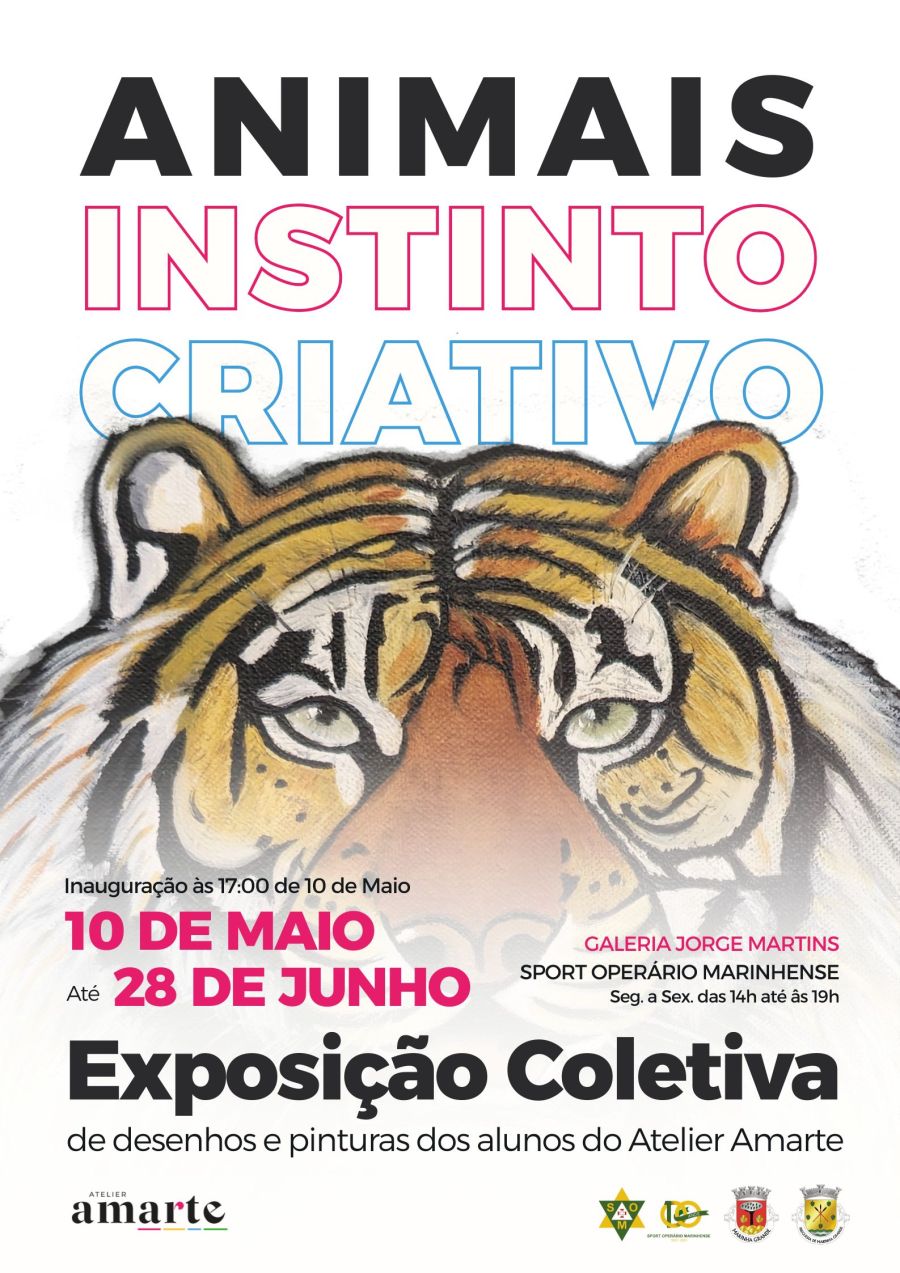 Exposição Coletiva de Desenhos e Pinturas: Animais - Instinto Criativo 