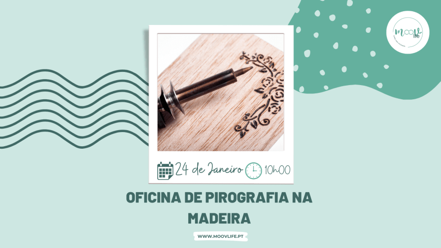 Oficina de Pirografia em Madeira p/ todas as idades