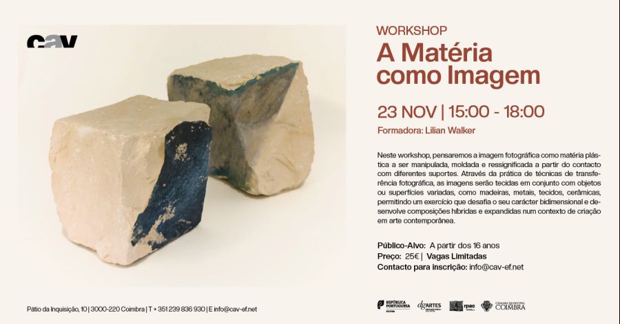 Workshop A Matéria Como Imagem