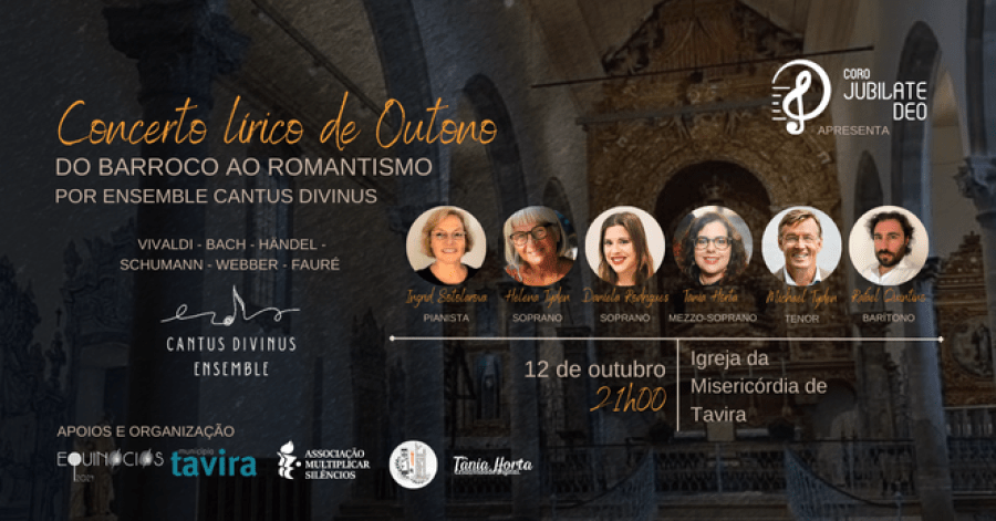 Concerto Lírico de Outono - do Barroco ao Romantismo por Ensemble Cantus Divinus