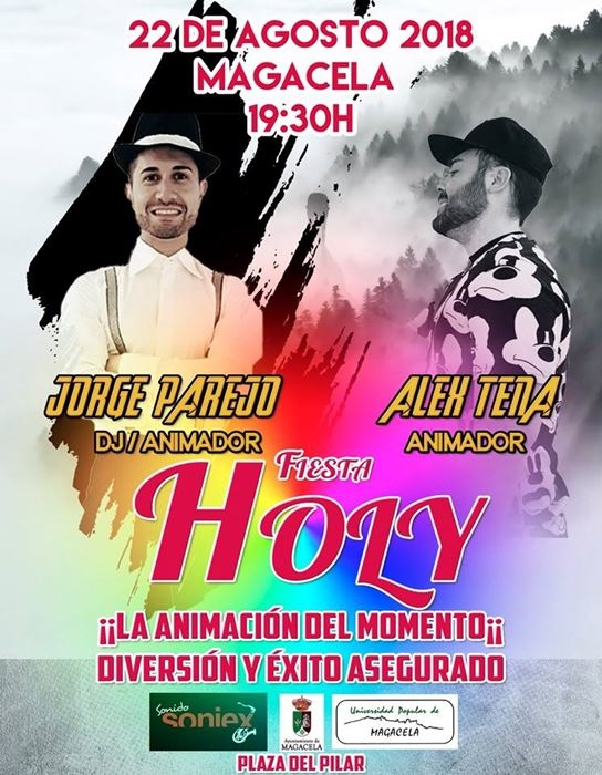 FIESTA HOLY || Jorge Parejo y Alex Tena en Magacela