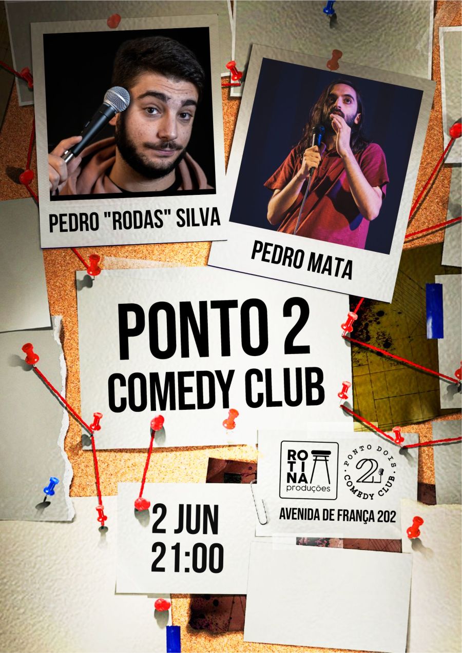 Ponto 2 Comedy Night 2 junho Pedro Mata