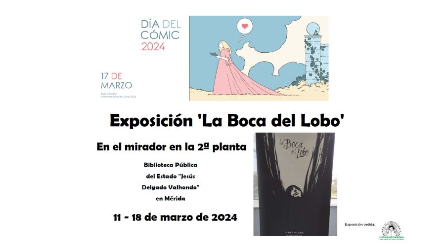 Exposición 'La Boca del Lobo' por el Día del Cómic y del Tebeo