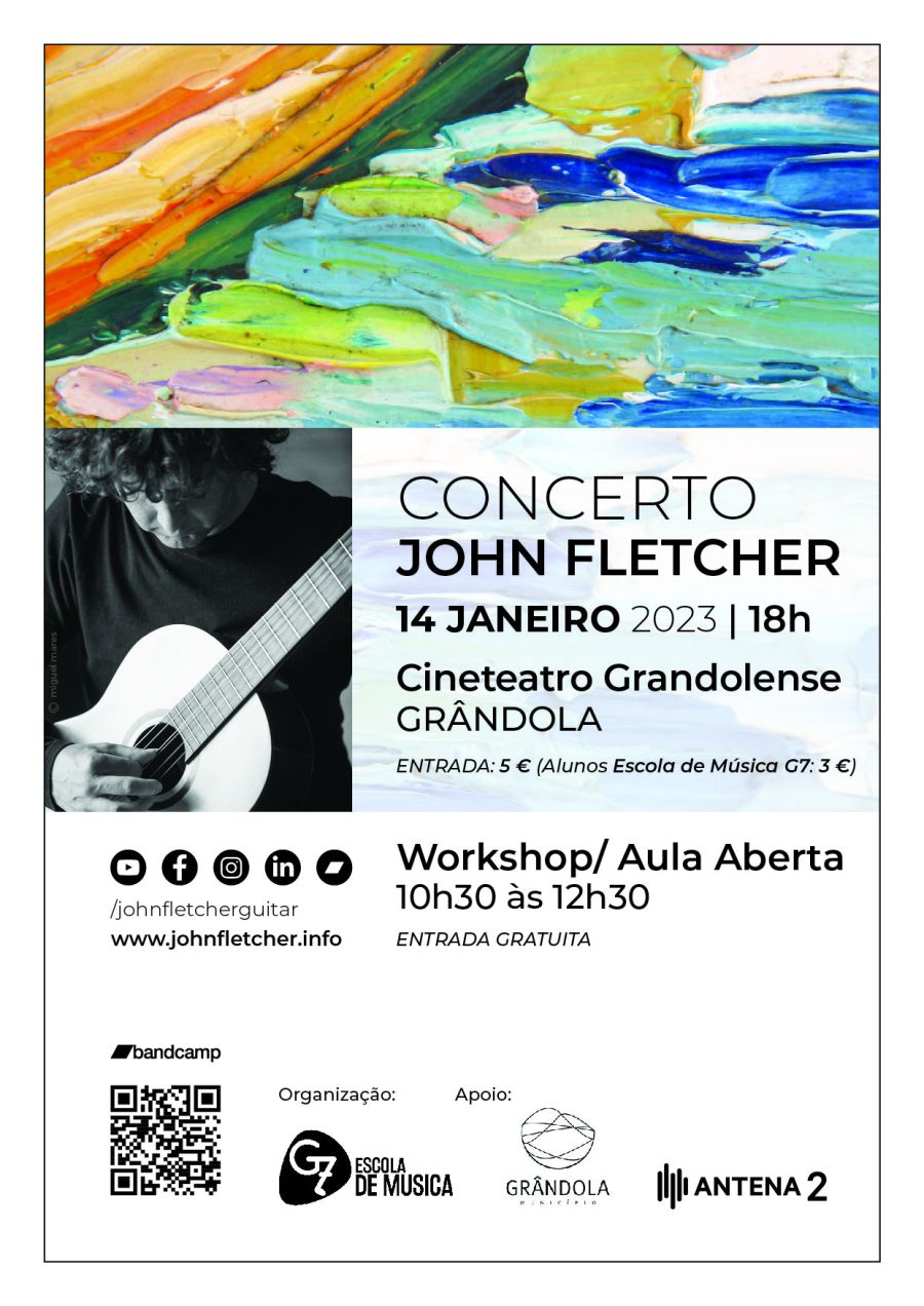 Aula Aberta / Workshop / Masterclass com o guitarrista John Fletcher