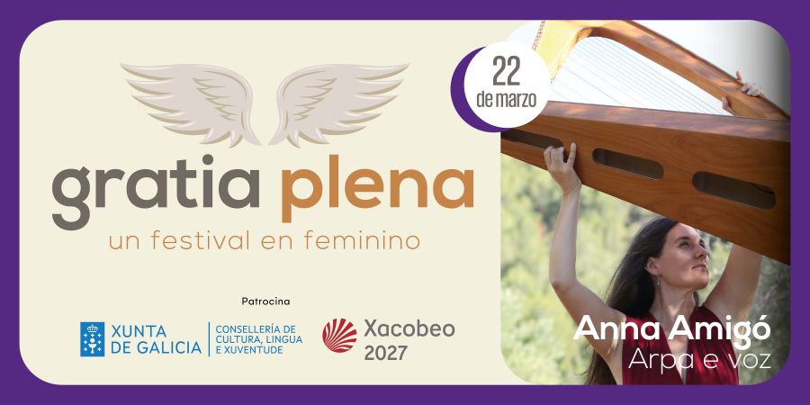 Anna Amigó, arpa e voz