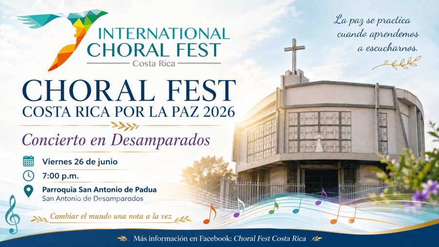 Concierto Coral por la Paz en San Antonio de Desamparados