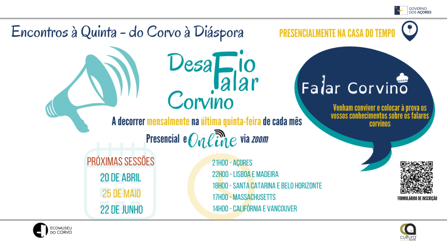 Encontros à quinta - Falar Corvino- Do Corvo à Diáspora
