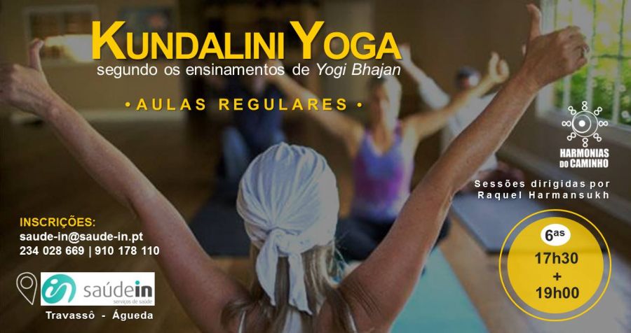 Kundalini Yoga - Aulas regulares - Todas as 6ª feiras às 17h30 e às 19h00