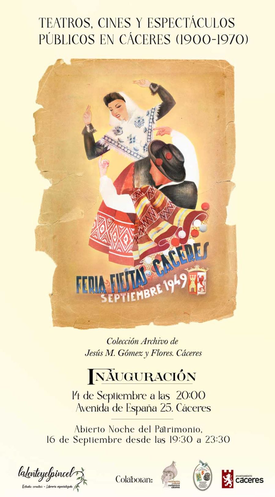 Exposición 'Teatros, cines y espectáculos públicos en Cáceres, 1900-1970'