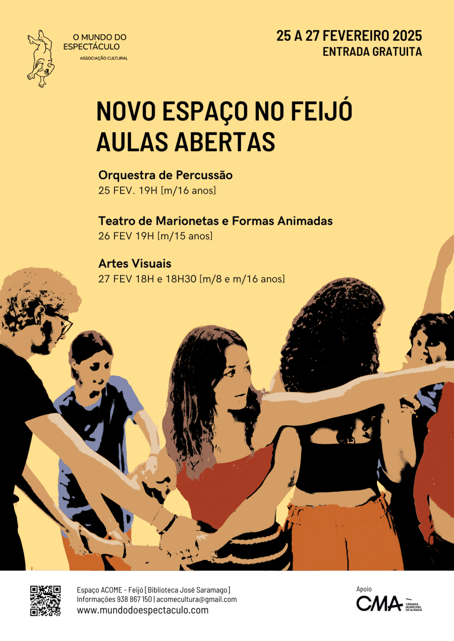 Aulas Abertas - Formação Artística [adultos / adolescentes / crianças]
