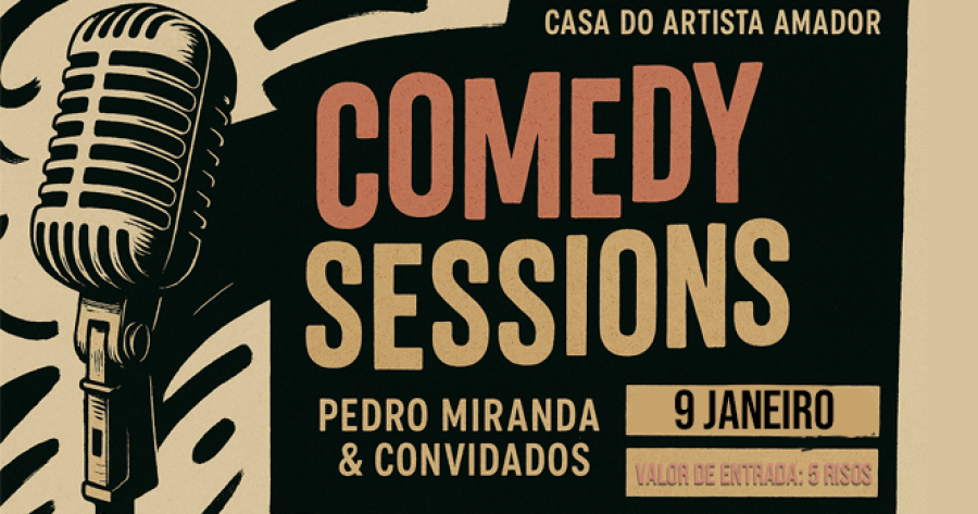 CAA Comedy Sessions - 9 Janeiro 2026