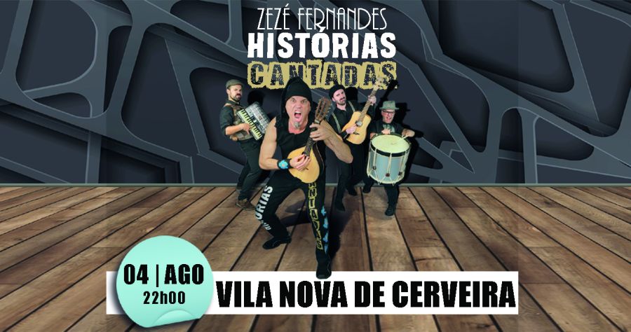 Zezé Fernandes em Vila Nova de Cerveira, com a tour 'Histórias cantadas'