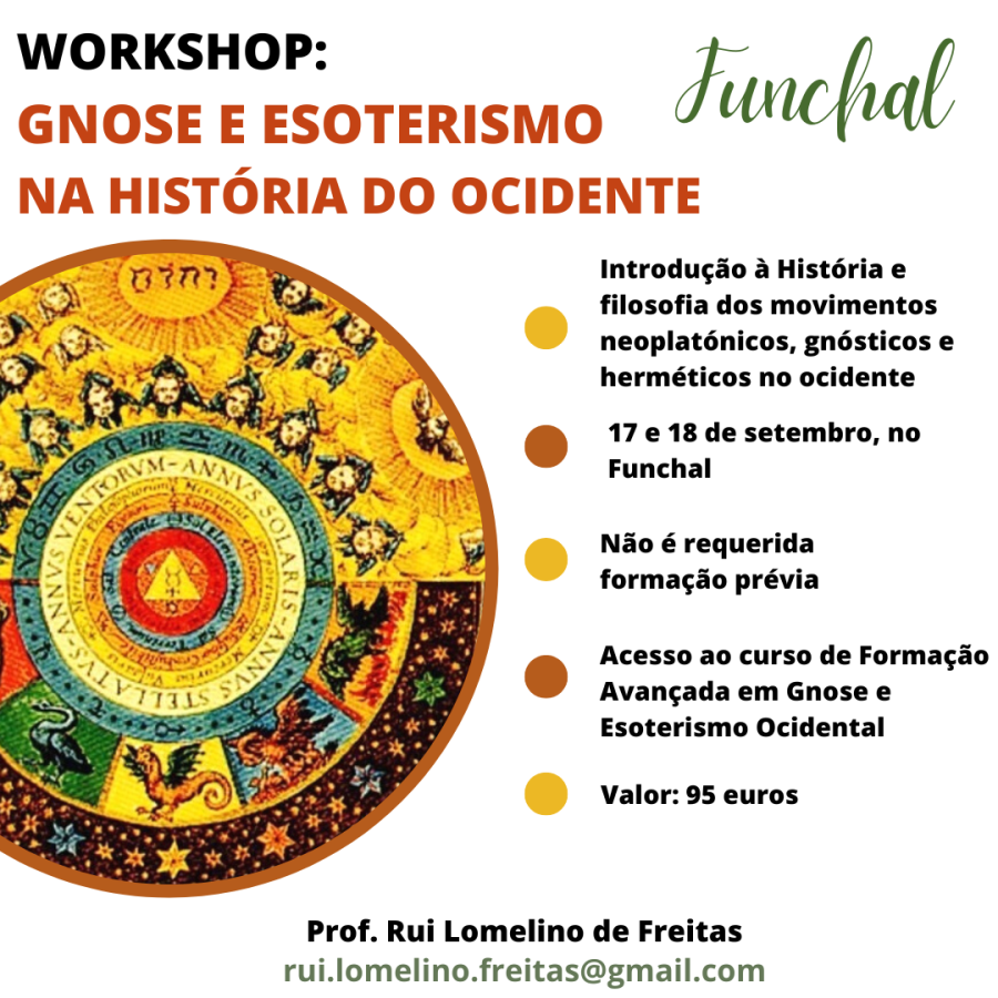 Workshop «Gnose e Esoterismo na História do Ocidente» | Formação no Funchal