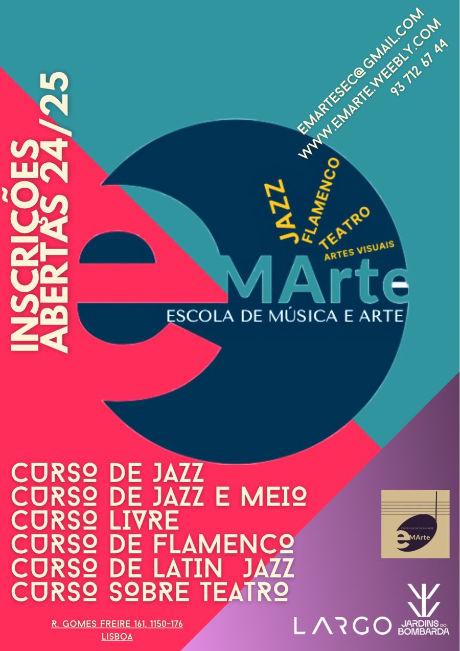 INSCRIÇÕES ABERTAS NA EMARTE ( Escola de música e arte ) 