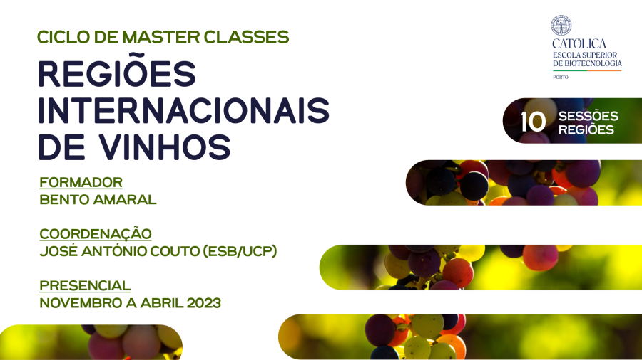 Ciclo de Master Classes - Regiões Internacionais de Vinhos