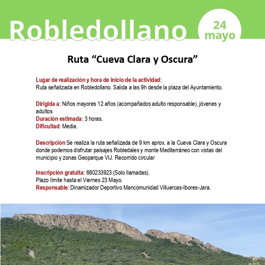 Ruta “Cueva Clara y Oscura”