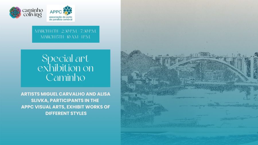 Mostra de artes visuais de Alisa Slivka e Miguel Carvalho
