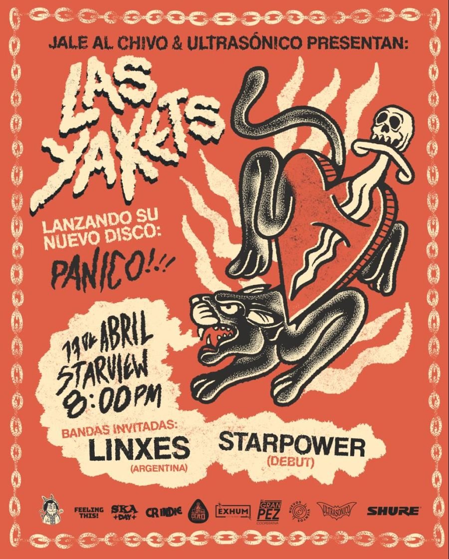 Las Yakets presetan su nuevo disco Pánico!!!