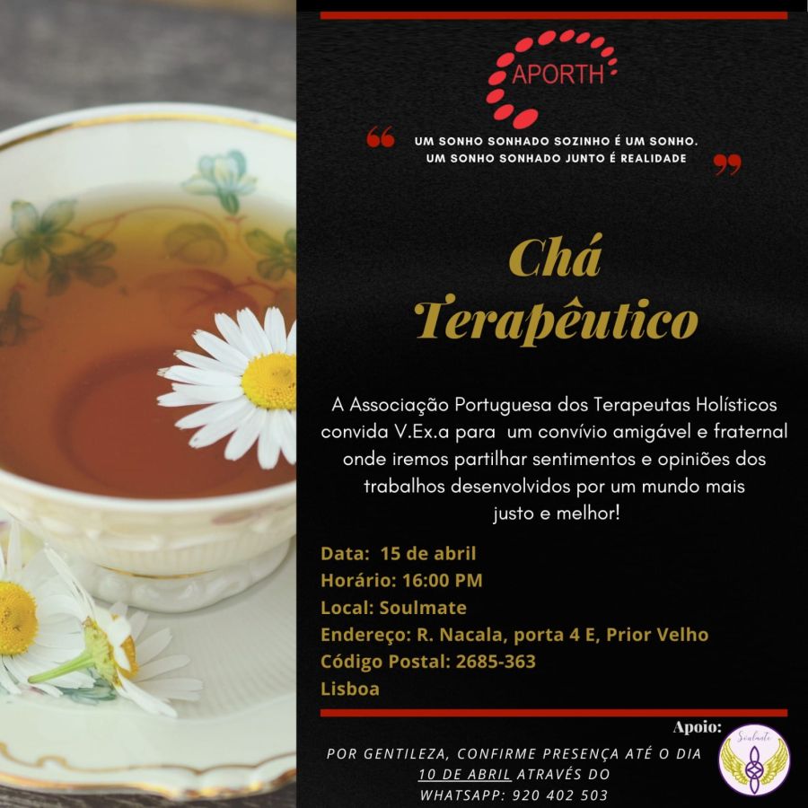 Chá Terapeutico - Apresentação APORTH