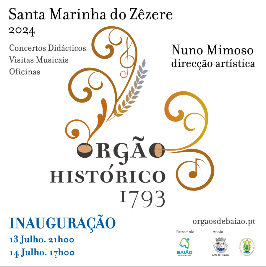 Concerto Inaugural do Órgão Histórico de Santa Marinha do Zêzere