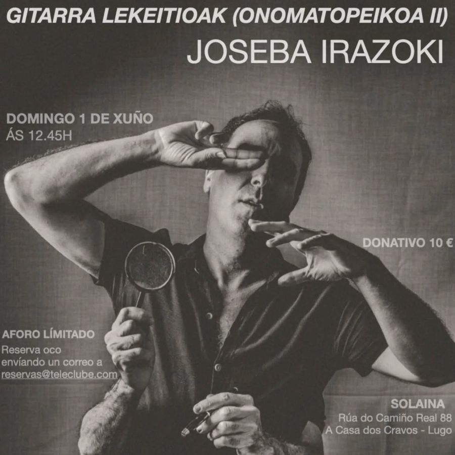 CONCERTO | Joseba Irazoki co seu novo proxecto ONOMATOPEIKOA II