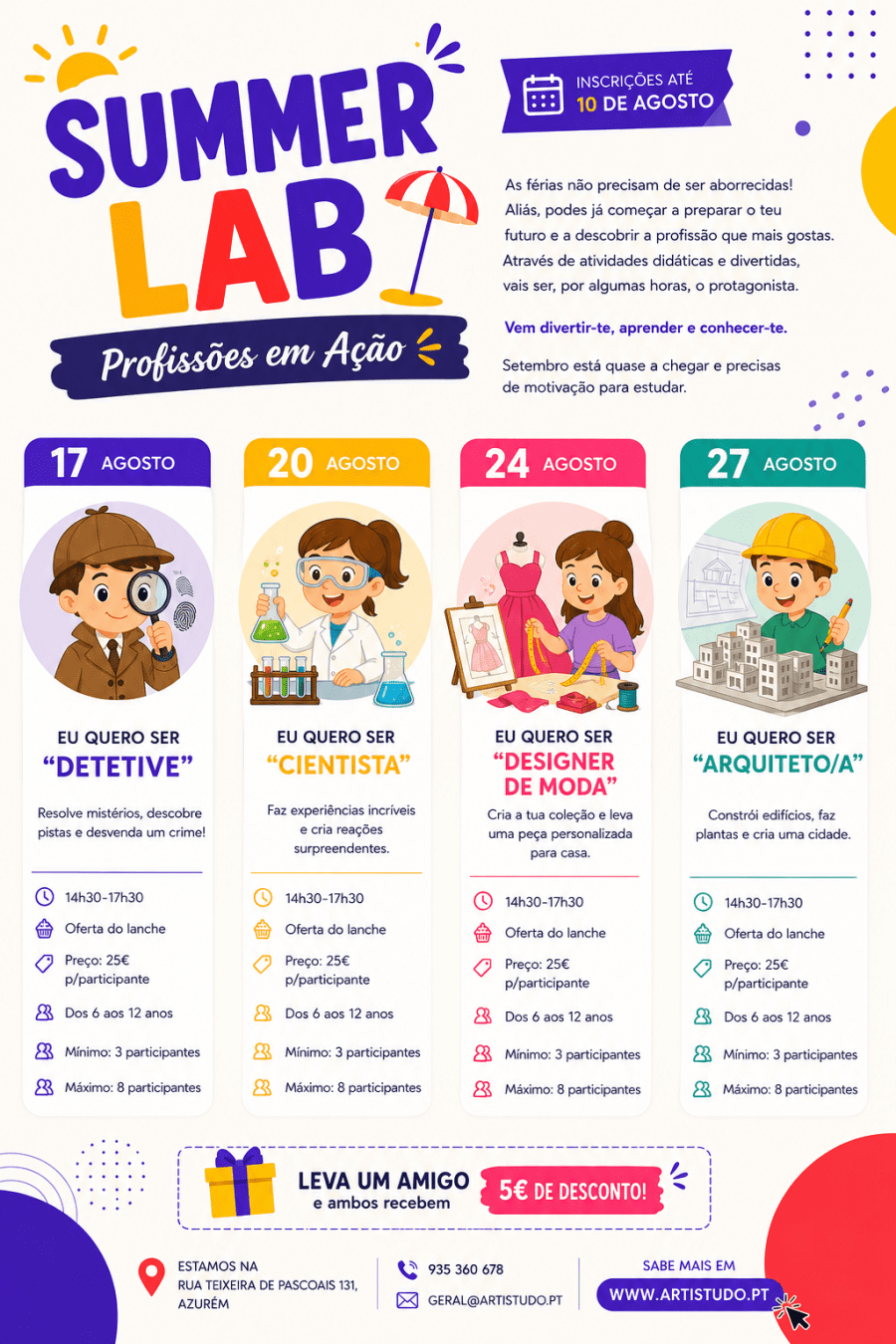 Summer Lab - Atelier's de Profissões