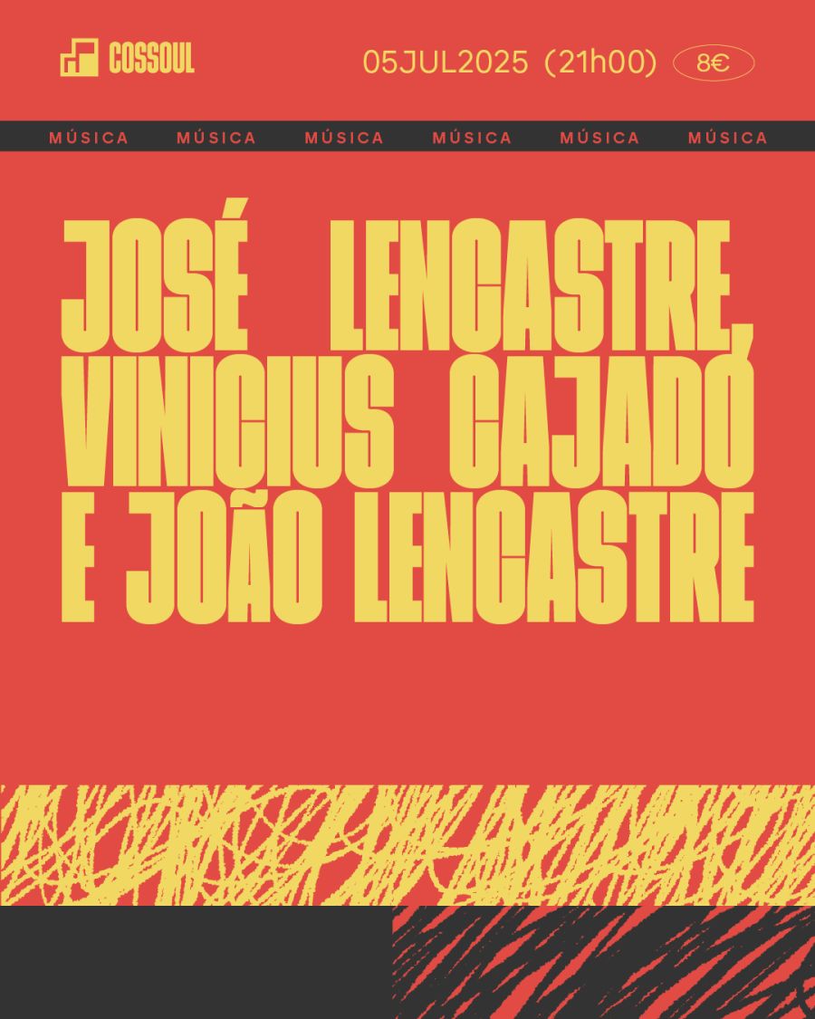 José Lencastre, Vinicius Cajado e João Lencastre