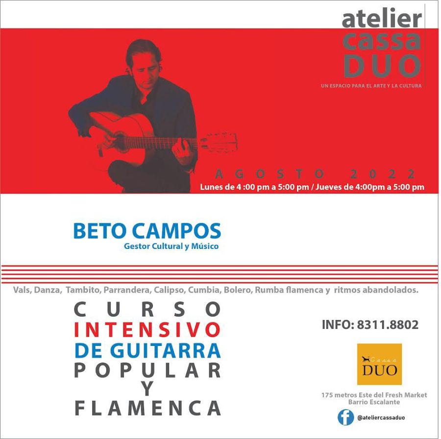 Curso Intensivo Guitarra Popular y Flamenca