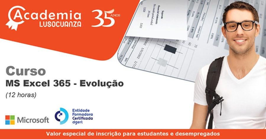 Academia Luso Cuanza - Curso MS Excel - Evolução
