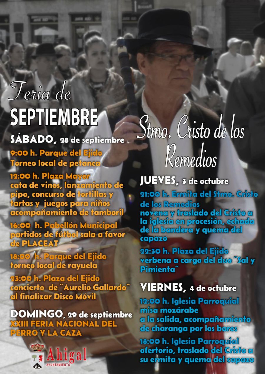 FIESTAS DE SEPTIEMBRE Y SANTÍSIMO CRISTO DE LOS REMEDIOS