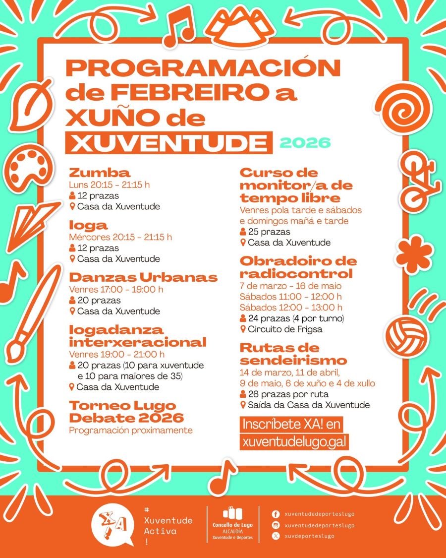 Xuventude Activa | ACTIVIDADES DO PRIMEIRO SEMESTRE