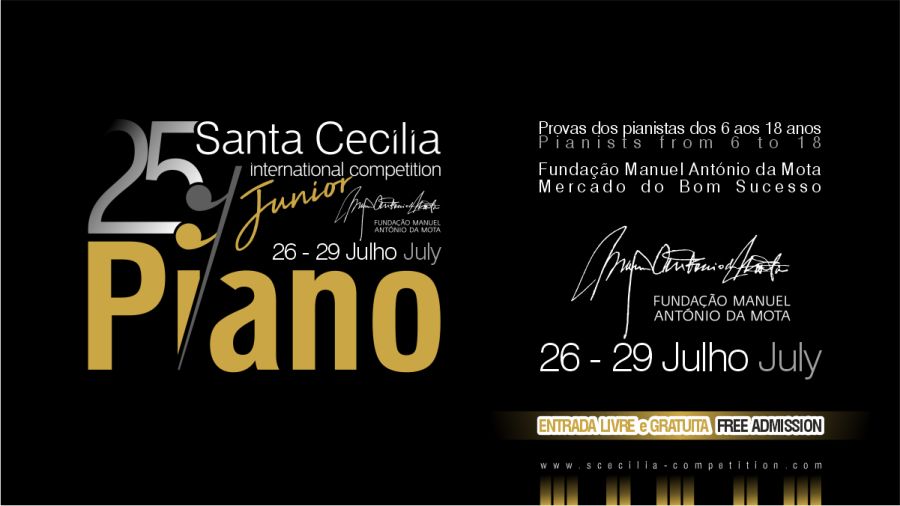 Concurso Internacional Santa Cecília - Provas dos pianistas dos 6 aos 18 anos