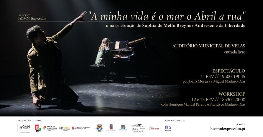 'A minha vida é o mar o Abril a rua' - espectáculo e workshop