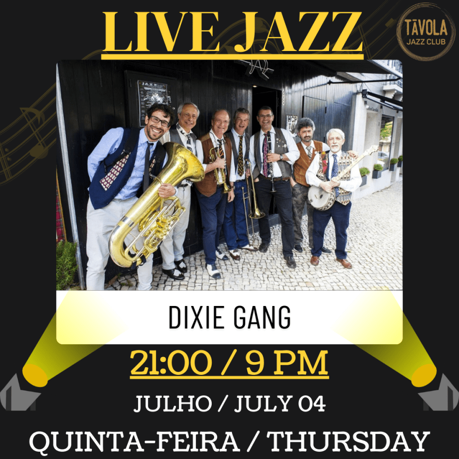 Live Jazz no Távola Jazz Club - Dixie Gang