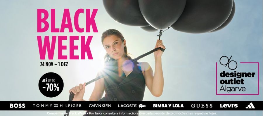 Designer Outlet Algarve assinala Black Week com oito dias de descontos e reabertura da Adidas