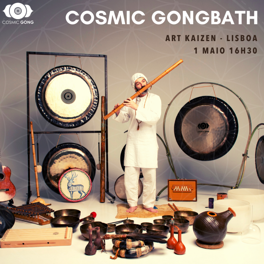 Cosmic Gongbath com Ângelo Surinder