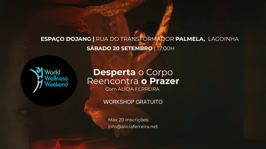 Desperta o Corpo - Reencontra o Prazer - Workshop Gratuito - Palmela