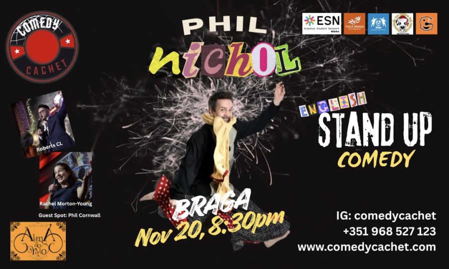 Stand Up Comedy - PHIL NICHOL - Live in Braga