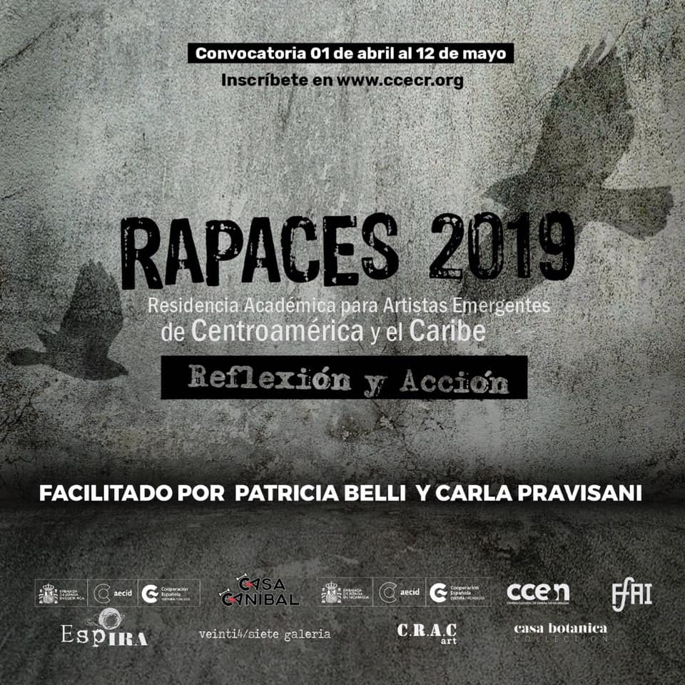 Residencia rapaces 2019. Patricia Belli & Carla Pravisani. Artistas emergentes 