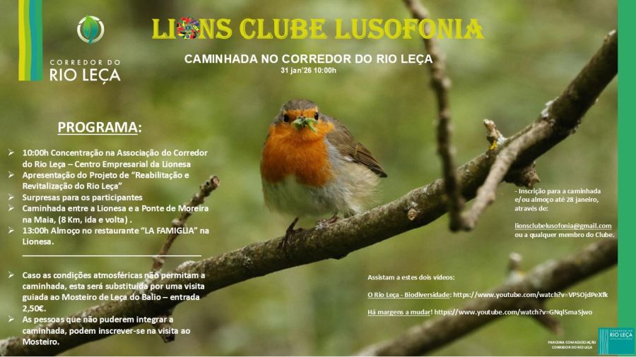 CAMINHADA NO CORREDOR DO RIO LEÇA  
