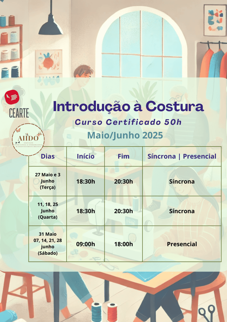 Introdução à Costura - Curso Cerificado