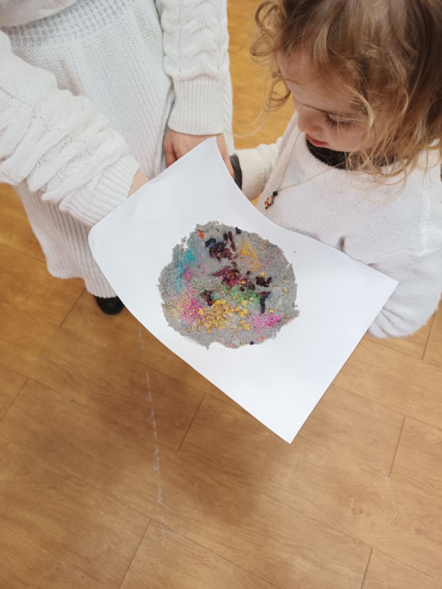 Papel Artesanal para a carta ao Pai Natal_Oficina para Famílias