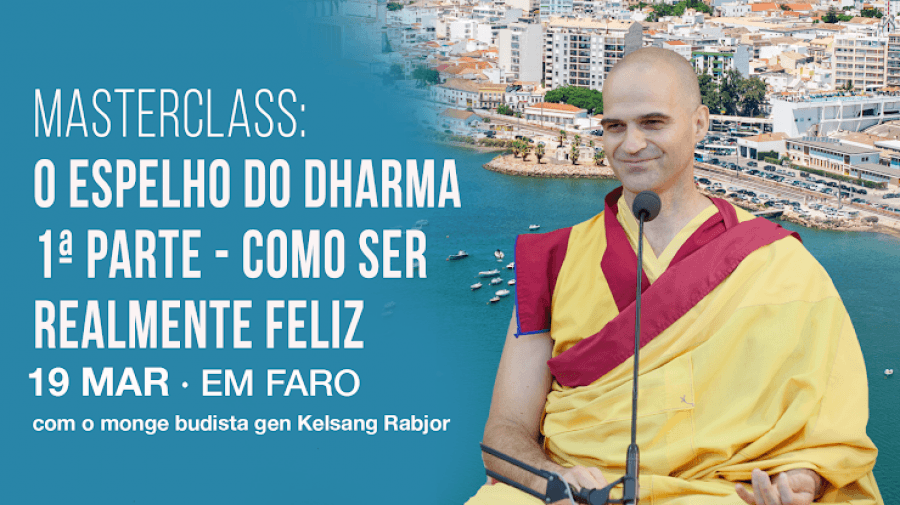 Masterclass em Faro com o monge Gen Rabjor