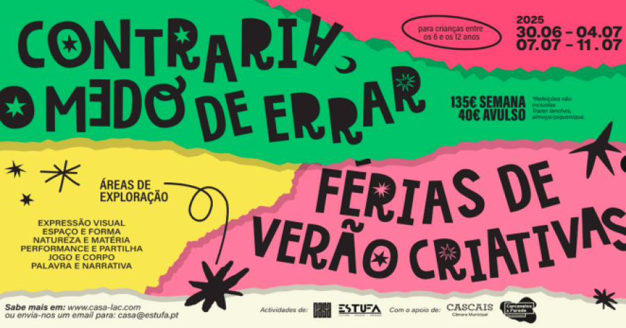 Férias de Verão Criativas - Contrariar o Medo de Errar